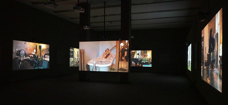 The Visitors, nine-channel video in the Phoenix Art Museum. - © RAGNAR KJARTANSSON; COURTESY OF THE ARTIST, LUHRING AUGUSTINE, NEW YORK AND I8 GALLERY, REYKJAVIK