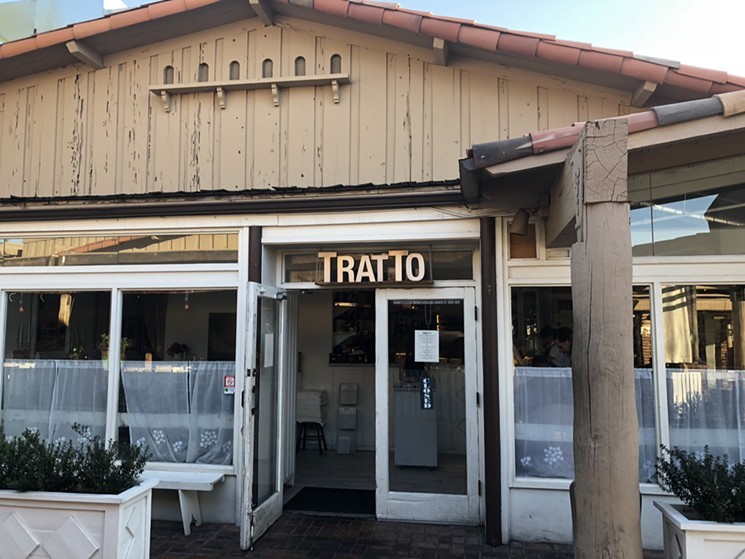 There's no better place to eat at the bar than Tratto. - CHRIS MALLOY