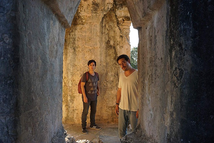 Gael Garcia Bernal, left, and Leonardo Ortizgris are two would-be artifact thieves in Museo. - ALEJANDA CARVAJAL