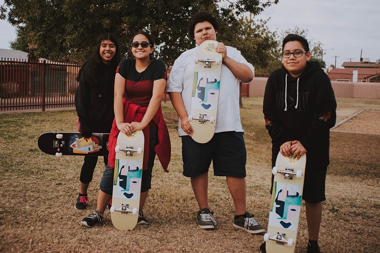 Boards galore. - COURTESY OF SKATE AFTER SCHOOL