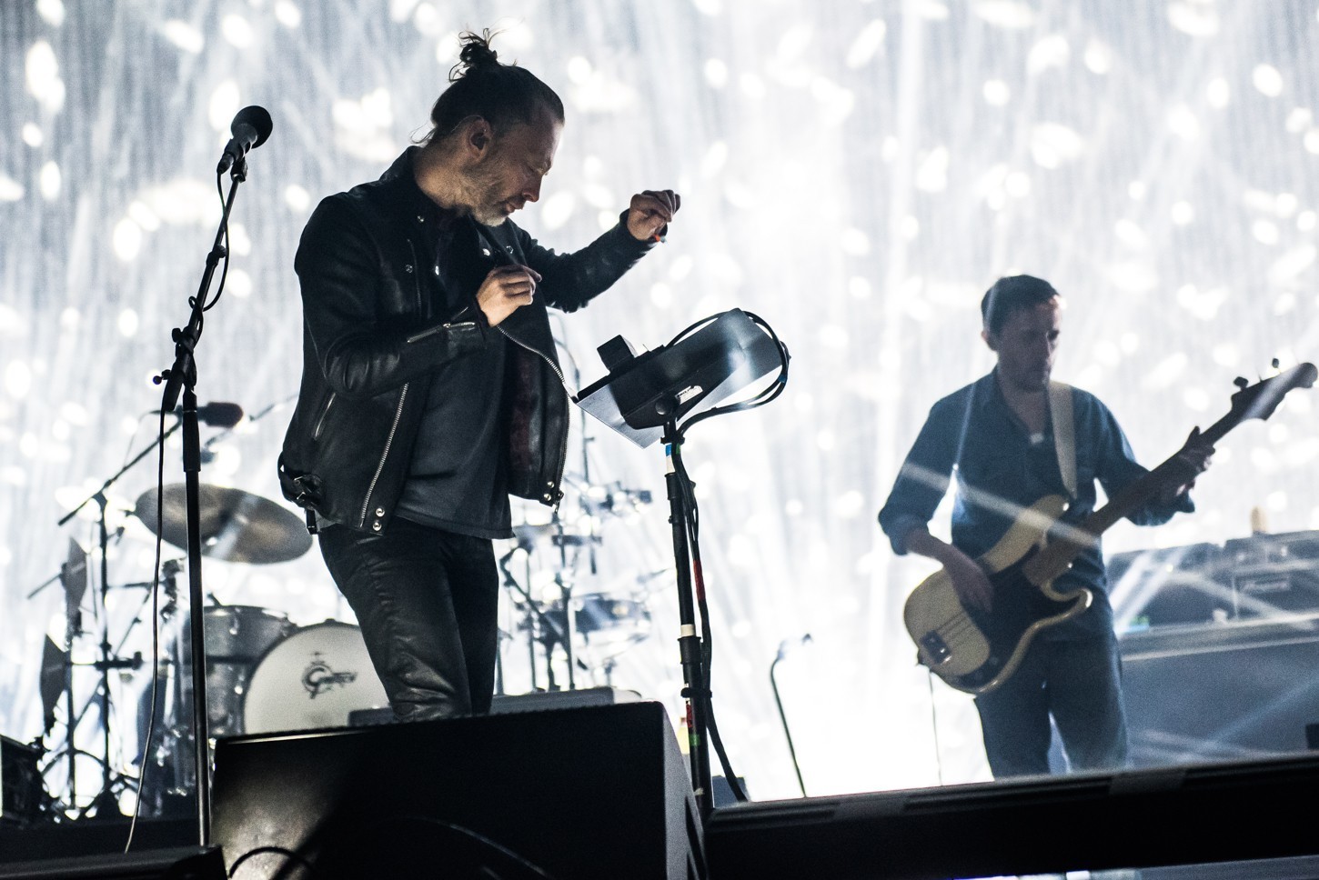 Surprisingly, Snoop Dogg did not make an appearance during Radiohead's set. Maybe he bailed because of all the sound issues? - MATHEW TUCCIARONE