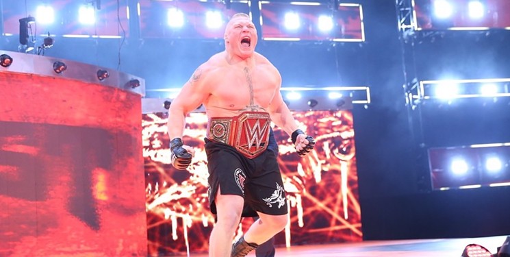 Get ready to rumble, y'all. Brock Lesnar and the rest of the WWE is invading the Valley. - COURTESY OF WWE