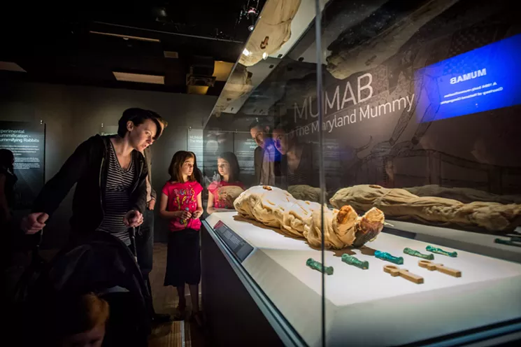 Visitors can see MUMAB, a mummy created in 1994 using ancient Egyptian mummification processes, at "Mummies of the World." - COURTESY OF THE ARIZONA SCIENCE CENTER