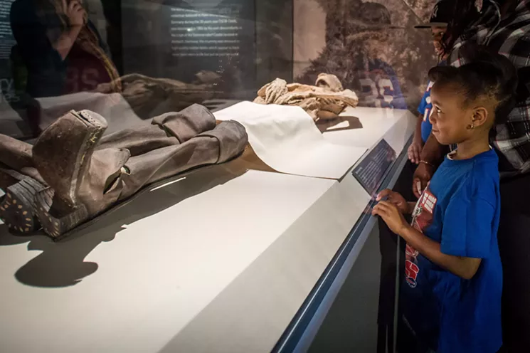 Visitors can see Baron Von Holz, a German nobleman who died during the Thirty Years' War. - COURTESY OF THE ARIZONA SCIENCE CENTER