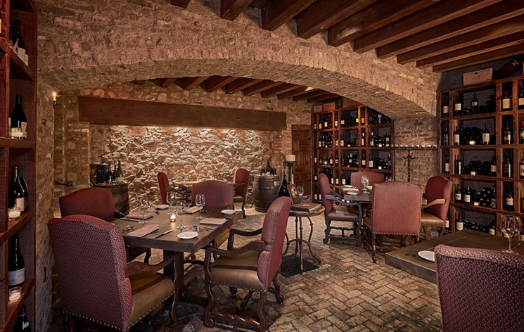 Dinner in the cellar has never been so cool. - COURTESY OF THE HERMOSA INN