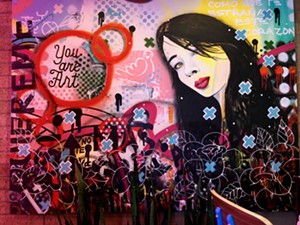 Local artist Gennaro Garcia has adorned the walls of Tempe Public Market Cafe with murals. - LAUREN CUSIMANO