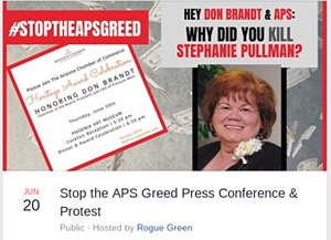 One organizer, Stacey Champion, was blocked from Facebook after posting this event. Facebook later called the blocking a "mistake." - FACEBOOK