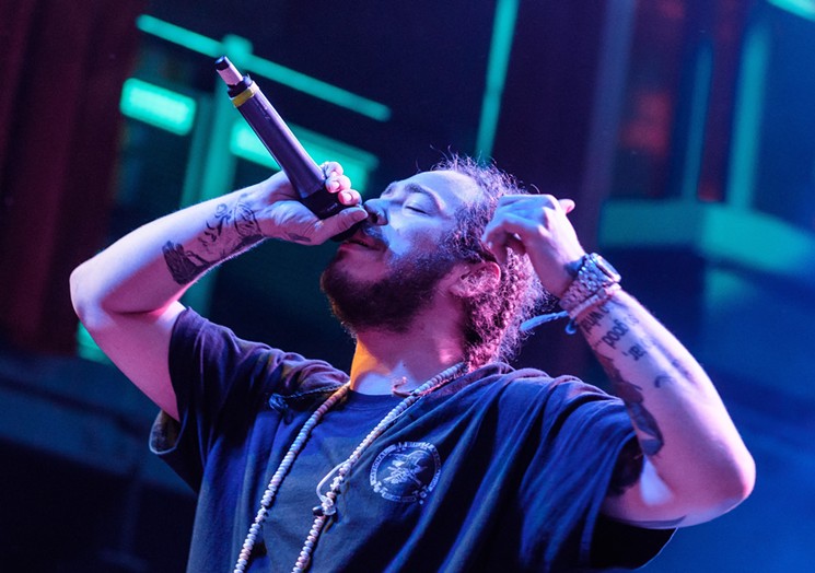 Post Malone in concert. - KYLE GUSTAFSON