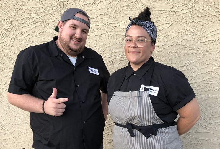 Brent Kille and Jasmine Brown, the team behind Sonoran Pasta. - CHRIS MALLOY