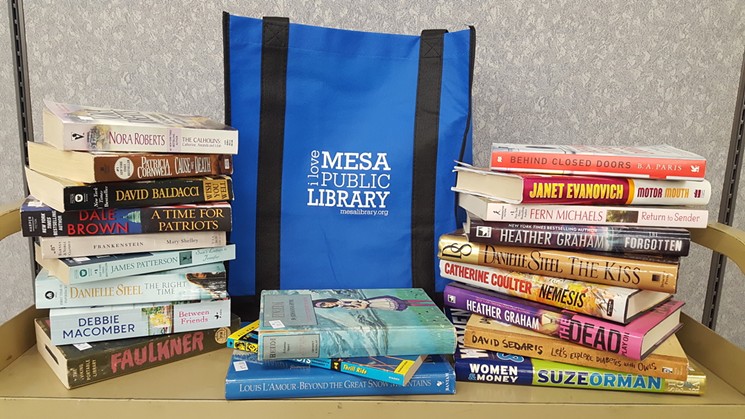 Stock up on some good reads. - COURTESY OF MESA PUBLIC LIBRARY/SARA LIPICH