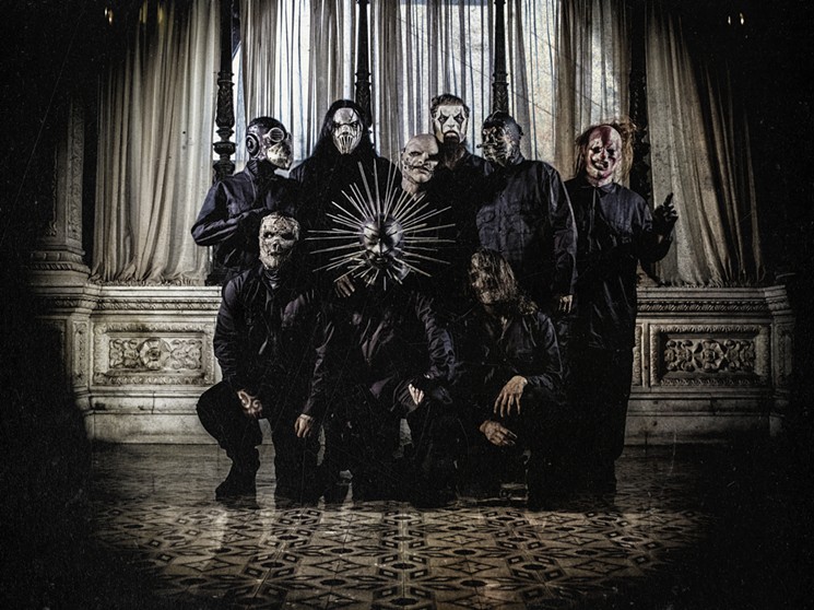 Masked metal act Slipknot will terrorize Ak-Chin Pavilion. - M. SHAWN CRAHAN
