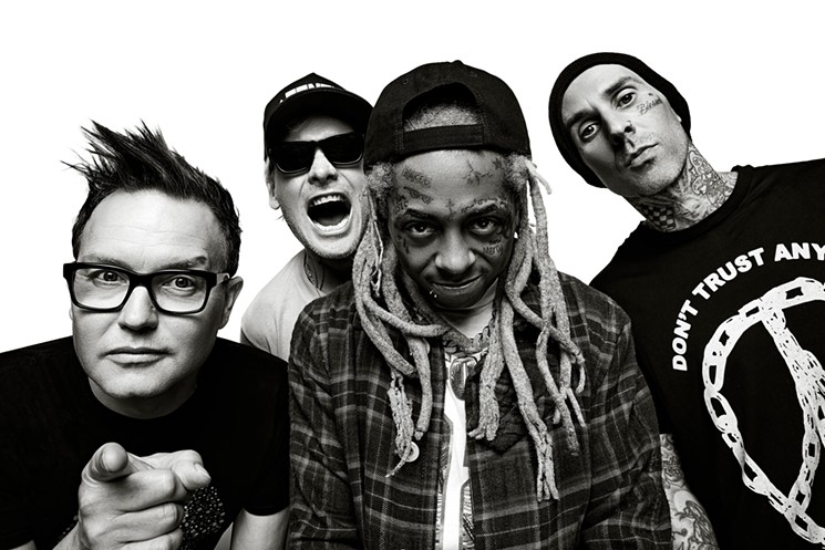 Blink-182 and Lil Wayne have become uneasy allies for their summer tour. - RANDALL SLAVIN