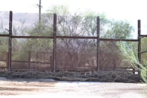 "During rain events, the border barrier could act as a dam, capturing debris and backing up water flow,” the U.S. Fish and Wildlife Service said. - ELIZABETH WHITMAN