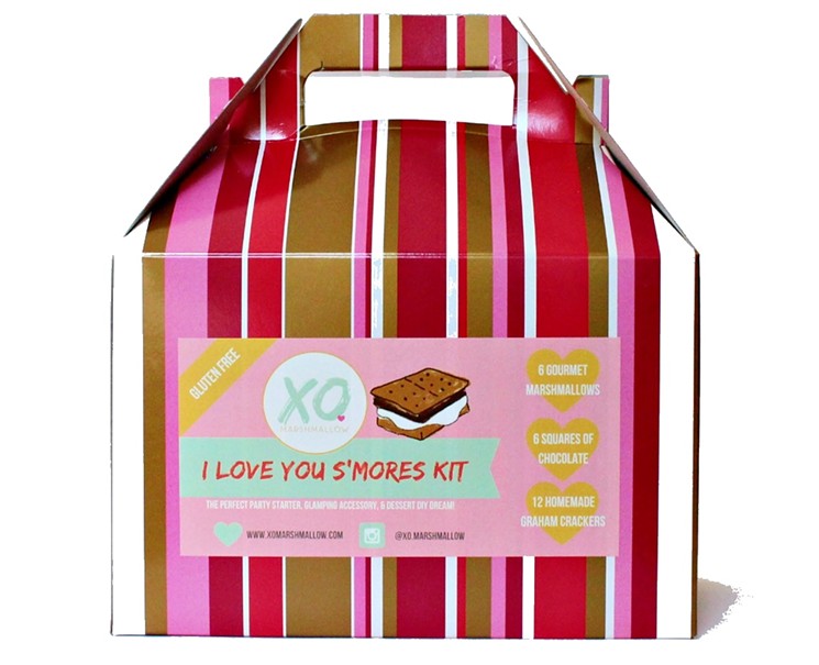 Behold, the “I Love You S’mores” kit for home delivery. - XO MARSHMALLOW