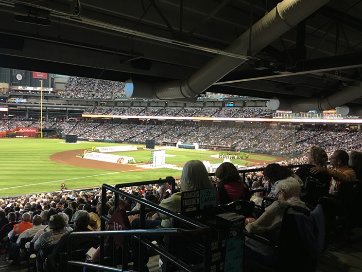 The D-backs would probably give a lot for attendance like this. - ELIZABETH WHITMAN
