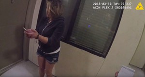 Samantha Glass just before her 2018 arrest. - GILBERT POLICE