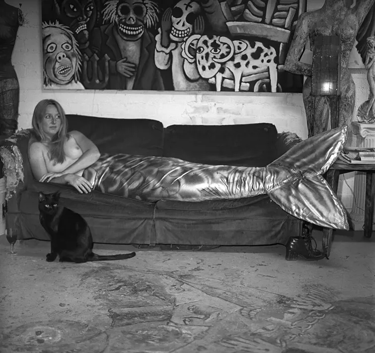 Marilyn Szabo took this photo of Rose Johnson, a longtime staple of the downtown arts scene. - MARILYN SZABO