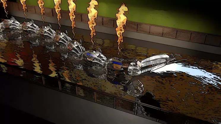 Rendering for Water Serpent installation coming to Canal Convergence in Scottsdale. - WALTER PRODUCTIONS