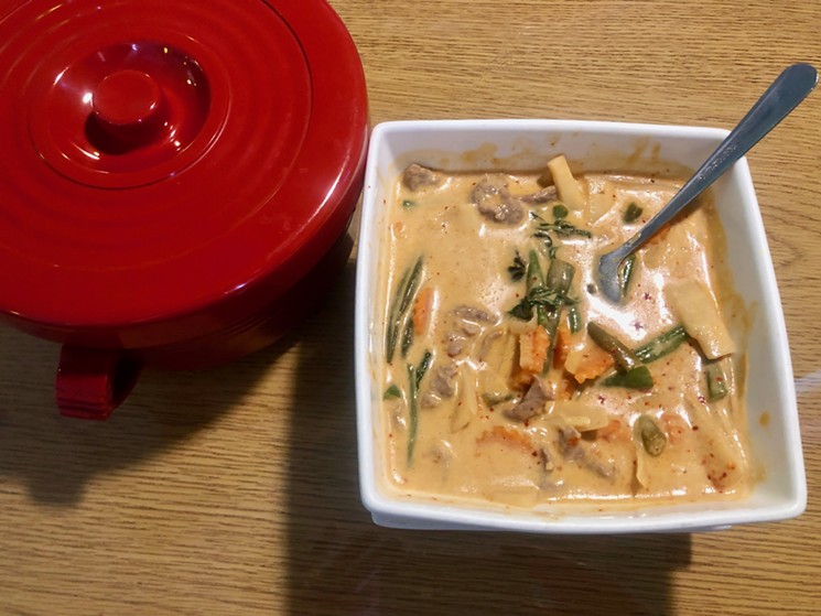 Red curry with beef, always a good choice. - LAUREN CUSIMANO