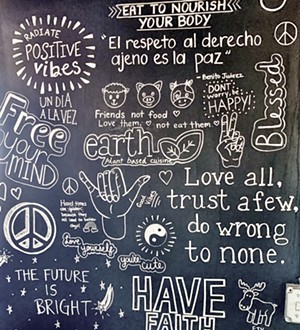 Some of the most inspiring messages are in chalk. - BAHAR ANOOSHAHR