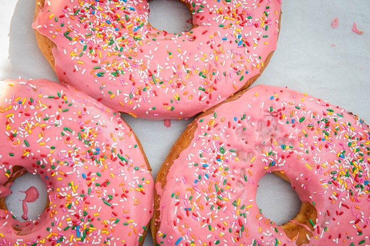 Sometimes only pink donuts will do. - JACOB TYLER DUNN