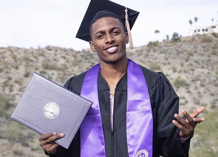 Colbert recently graduated from Grand Canyon University - PHIL COLBERT