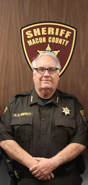 Howard Buffett was the sheriff of Macon County, Illinois, until the November election. - MACON COUNTY SHERIFF'S OFFICE FACEBOOK PAGE PHOTO