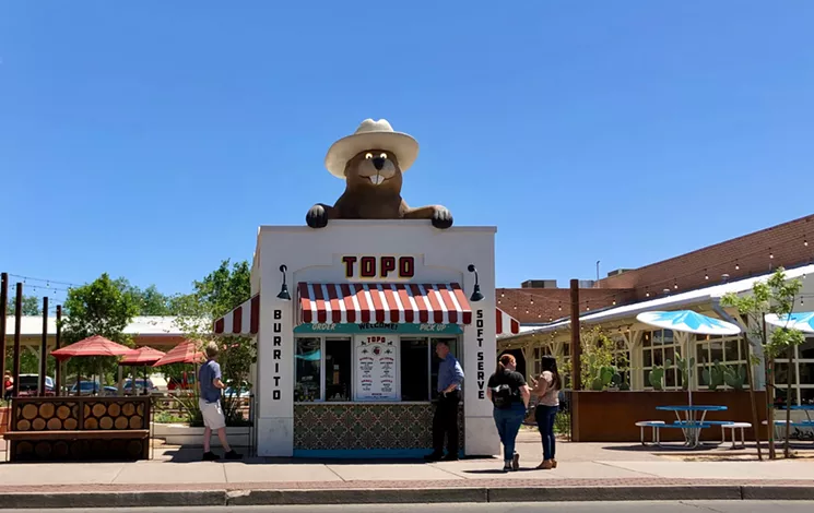 Topo can't be missed — both on the street and for the elote. - LAUREN CUSIMANO