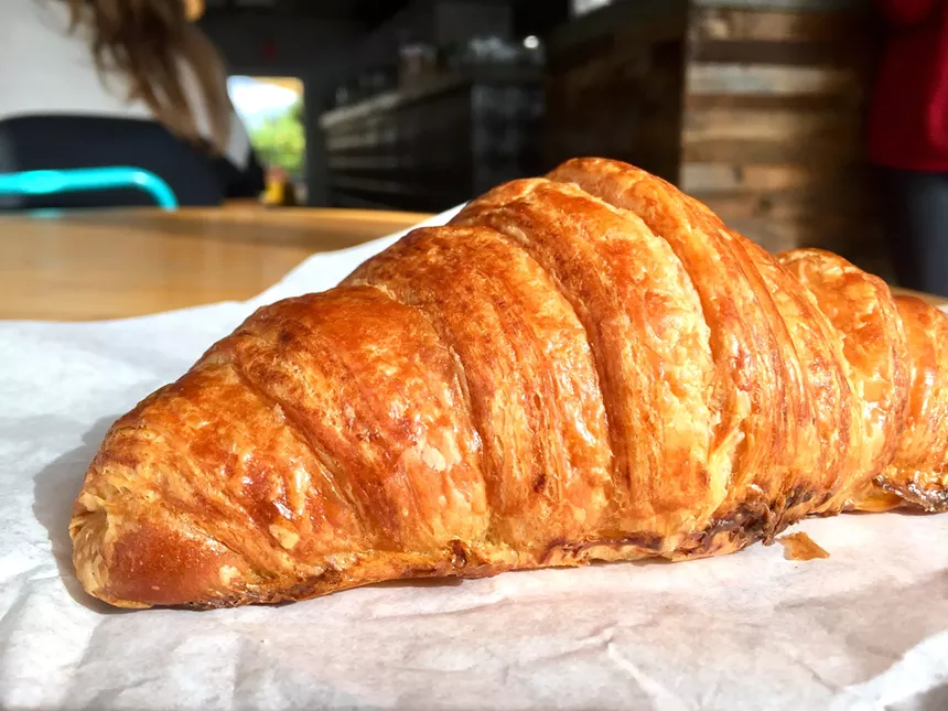 Croissant at Ollie Vaughn's.