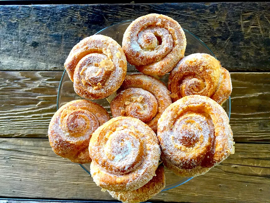 Lux morning bun spirals.