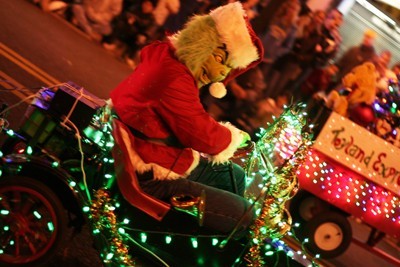 The Grinch was spotted at the APS Electric Light Parade in the past. - NEW TIMES ARCHIVE