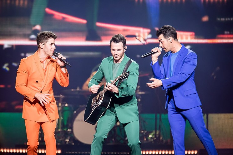 The Jonas Brothers during a Valley performance earlier this year. - LEAVITT WELLS