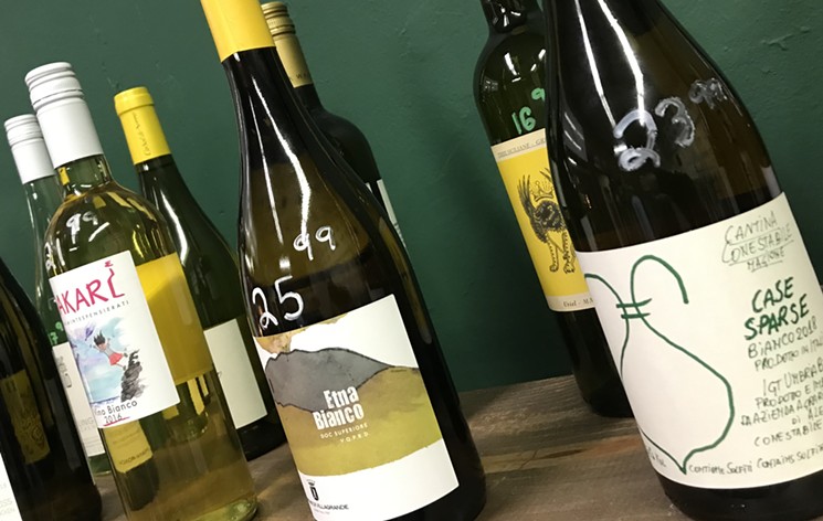 Wines spotted during a recent Hidden Track tasting. - LYNN TRIMBLE