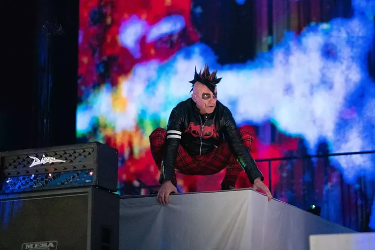 Maynard James Keenan of Tool during the band's concert on October 23 at Gila River Arena. - ANDREW MARSHALL