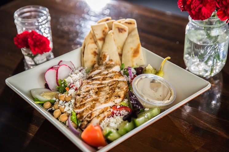 The beloved chicken feta salad from George's Kitchen. - JACOB TYLER DUNN