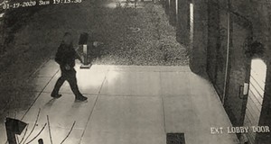 Shomer admitted to Tempe police he was the man seen in several surveillance videos on January 19 and 20 spray-painting "Penis Man" on buildings. - TEMPE POLICE