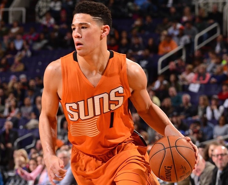 Devin Booker is ready to take on the Raptors. - PHOENIX SUNS