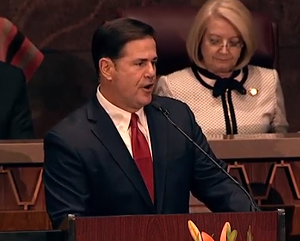 Ducey giving his state of the state address - ACTV