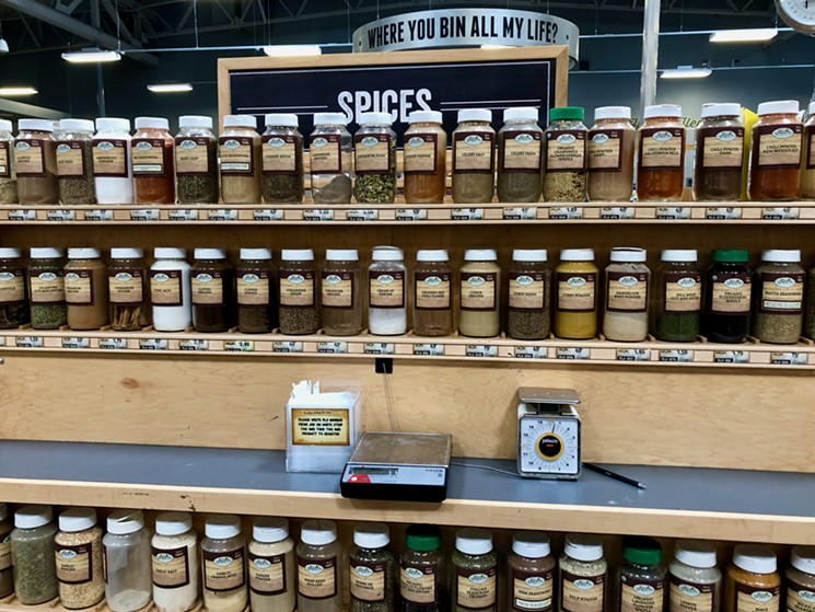 Behold, the spices section at Sprouts. - LAUREN CUSIMANO