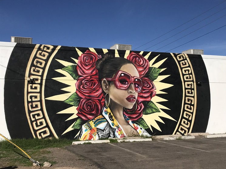 This collaborative mural is located at 16th Street and McDowell Road. - LYNN TRIMBLE