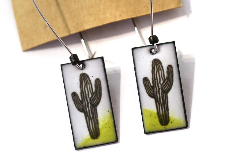 Earrings by artisan Mabre Lencho-Armstrong. - PRACTICAL ART