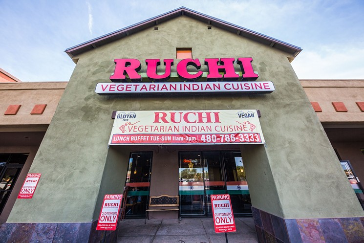 Ruchi Indian Cuisine in Chandler was one of 10 area restaurants to make this month's D-list. - JACOB TYLER DUNN