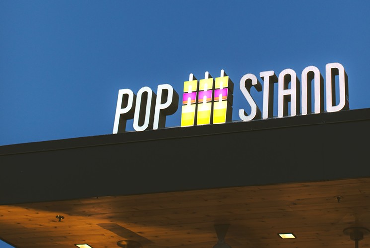 Pop Stand — or the check-in desk at the boutique hotel ARRIVE in central Phoenix. - STUDIO ALCOTT