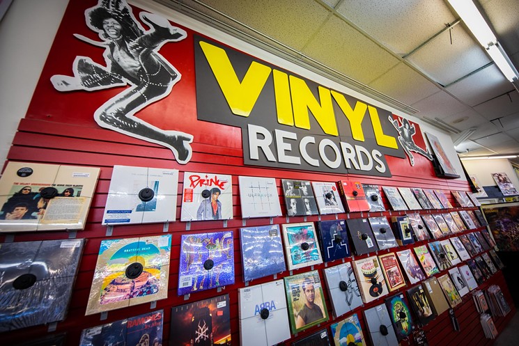 The vinyl selection at the Zia Records at Camelback Road and 19th Avenue. - JACOB TYLER DUNN