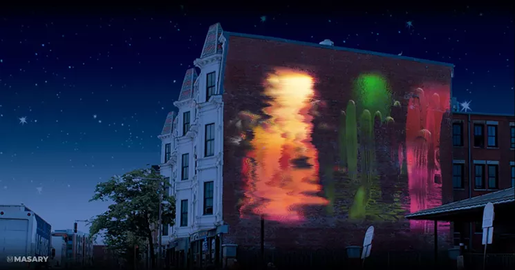 Massively Distributed by MASARY Studios is one of several light-based artworks coming to Canal Convergence. - MASARY STUDIOS