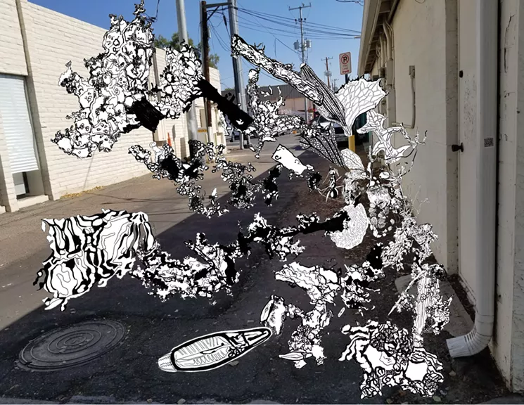 The lineup of local artists also includes Jen Urso, who created Magnified Mundane Magnificent. - SCOTTSDALE PUBLIC ART