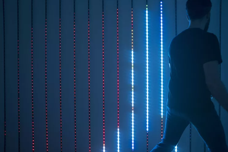 Fences by Emerge Interactive is one of several light-based works coming to Canal Convergence. - EMERGE INTERACTIVE LLC