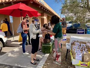 Across the country, chefs and restaurant staff are handing out free food to voters and members of the community. - LAUREN CUSIMANO