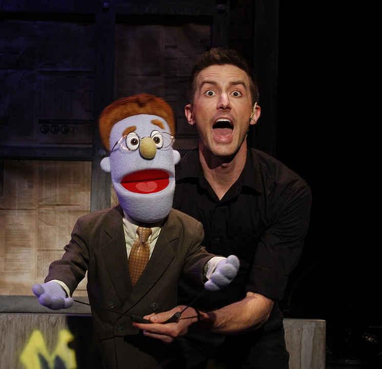 Throwback to Toby Yatso channeling Rod in Avenue Q. - PHOENIX THEATRE COMPANY