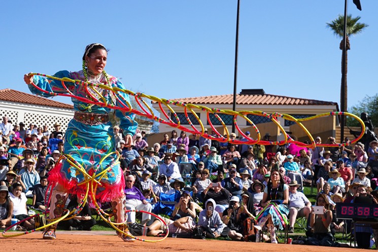 Throwback to a prior hoop dance competition at the Heard Museum. - PATRICK THOMAS BRYANT